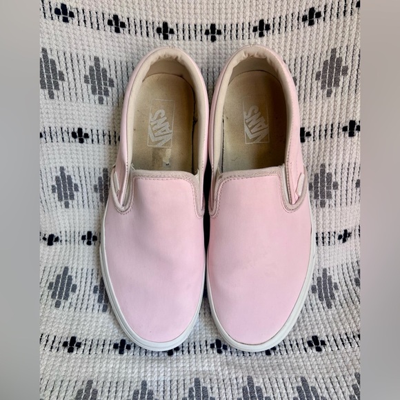 VANS Pink Slip-On Sneakers Women’s Size 10 - Picture 3 of 8